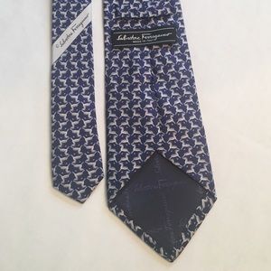 Salvatore Ferragamo Zebra Print Tie